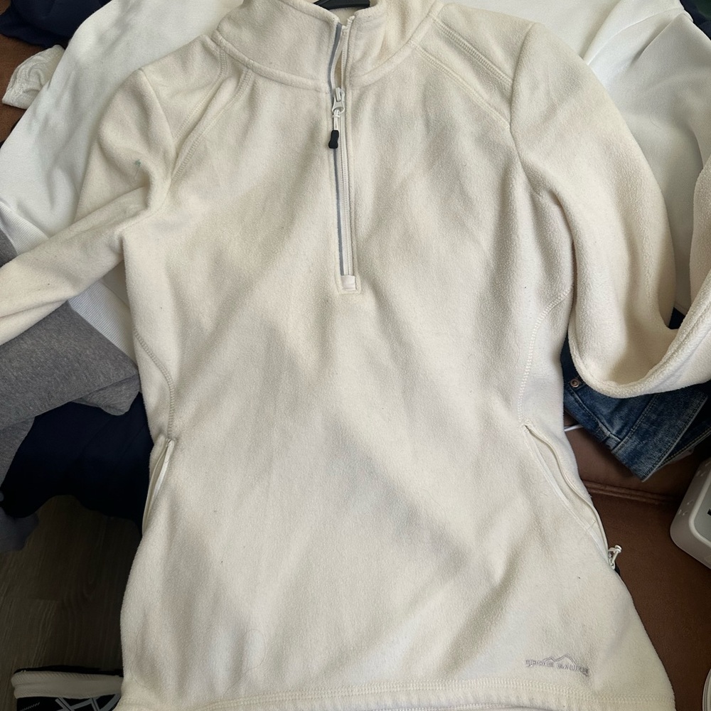 Eddie Bauer Neck Sweater 1/2 zip 1/4 quarter zip